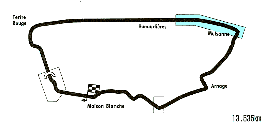 circuit du mans de 1987 a 1989