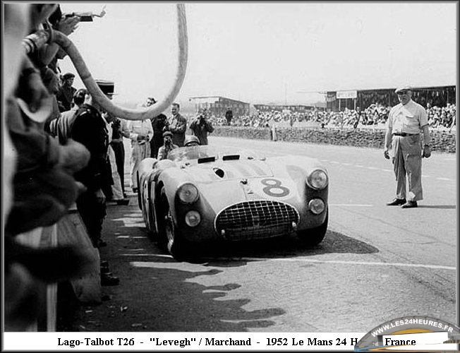 LeMans 1952 Talbot de Pierre Levegh