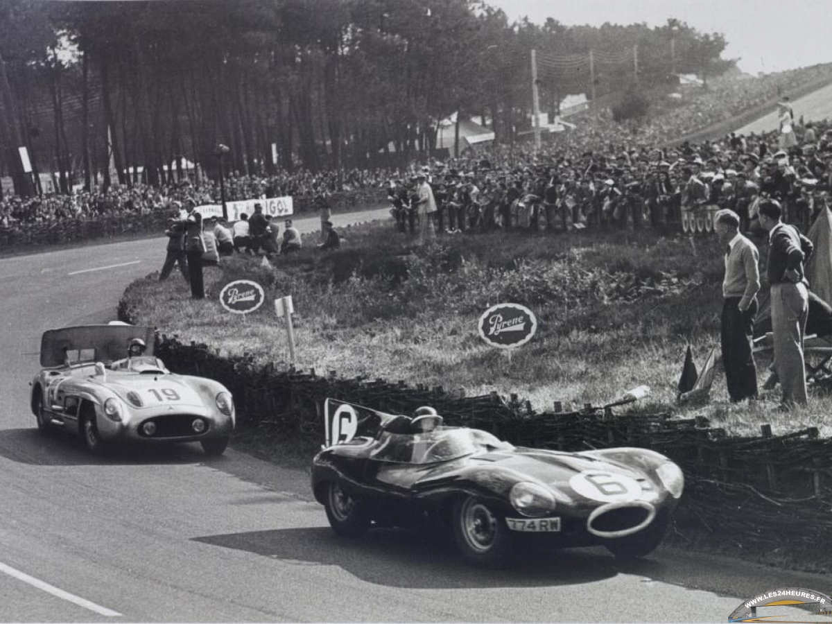 24 heures du Mans 1955 - le duel Jaguar Mercedes