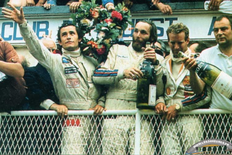 24h lemans 1977 podium ickx barth haywood