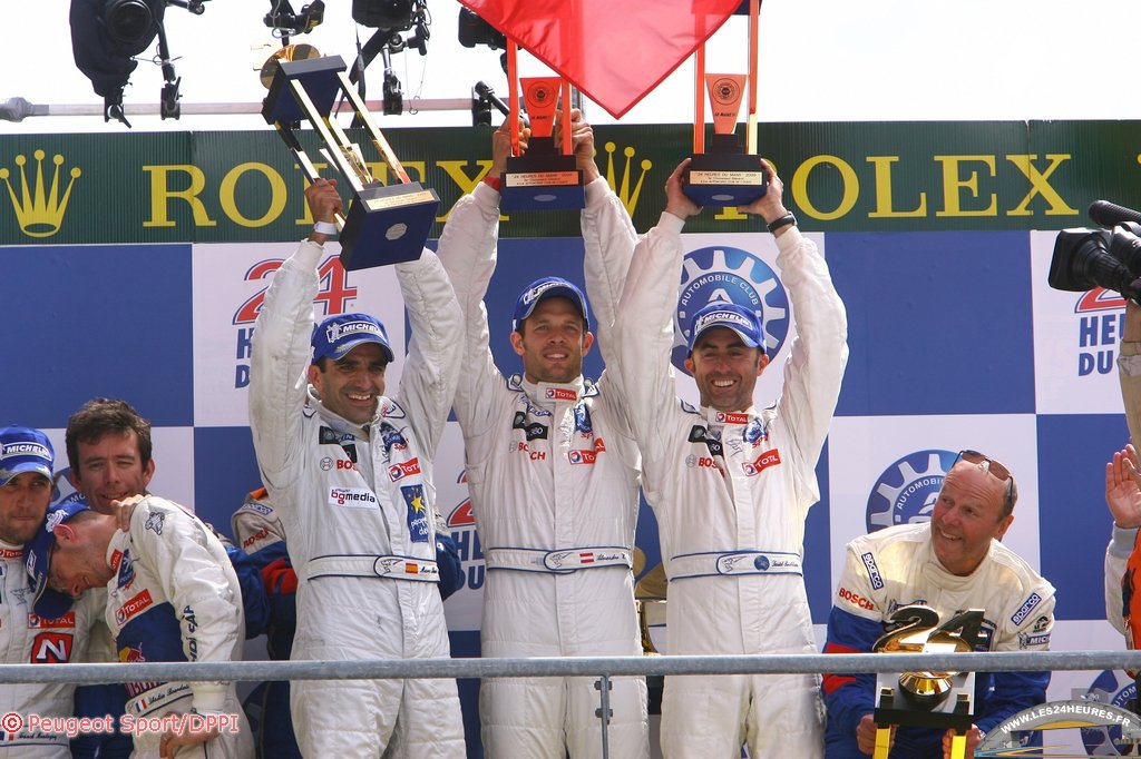 2009 Alexander Wurz Peugeot LeMans Winner